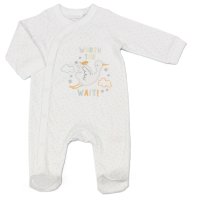 M15931: Baby "Worth The Wait" Cotton Sleepsuit (NB-3 Months)